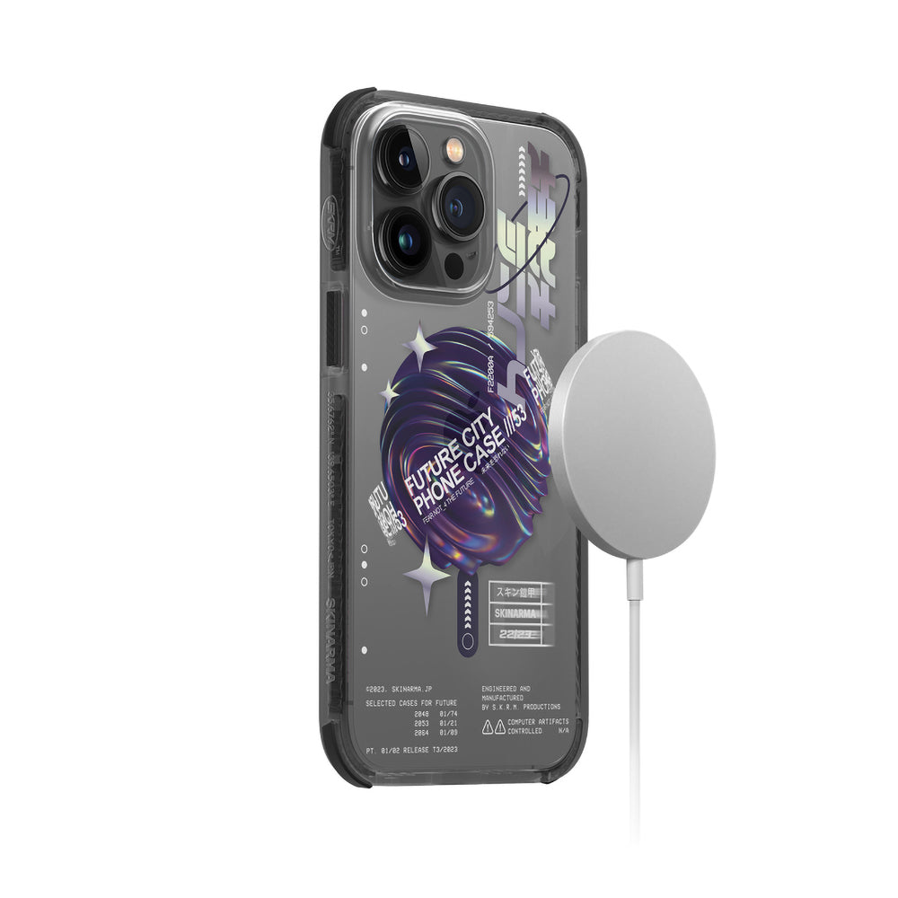 iPhone 14 Pro Kılıf SkinArma Şeffaf Airbag Tasarımlı M-safe Şarj Özellikli Shorai Kapak