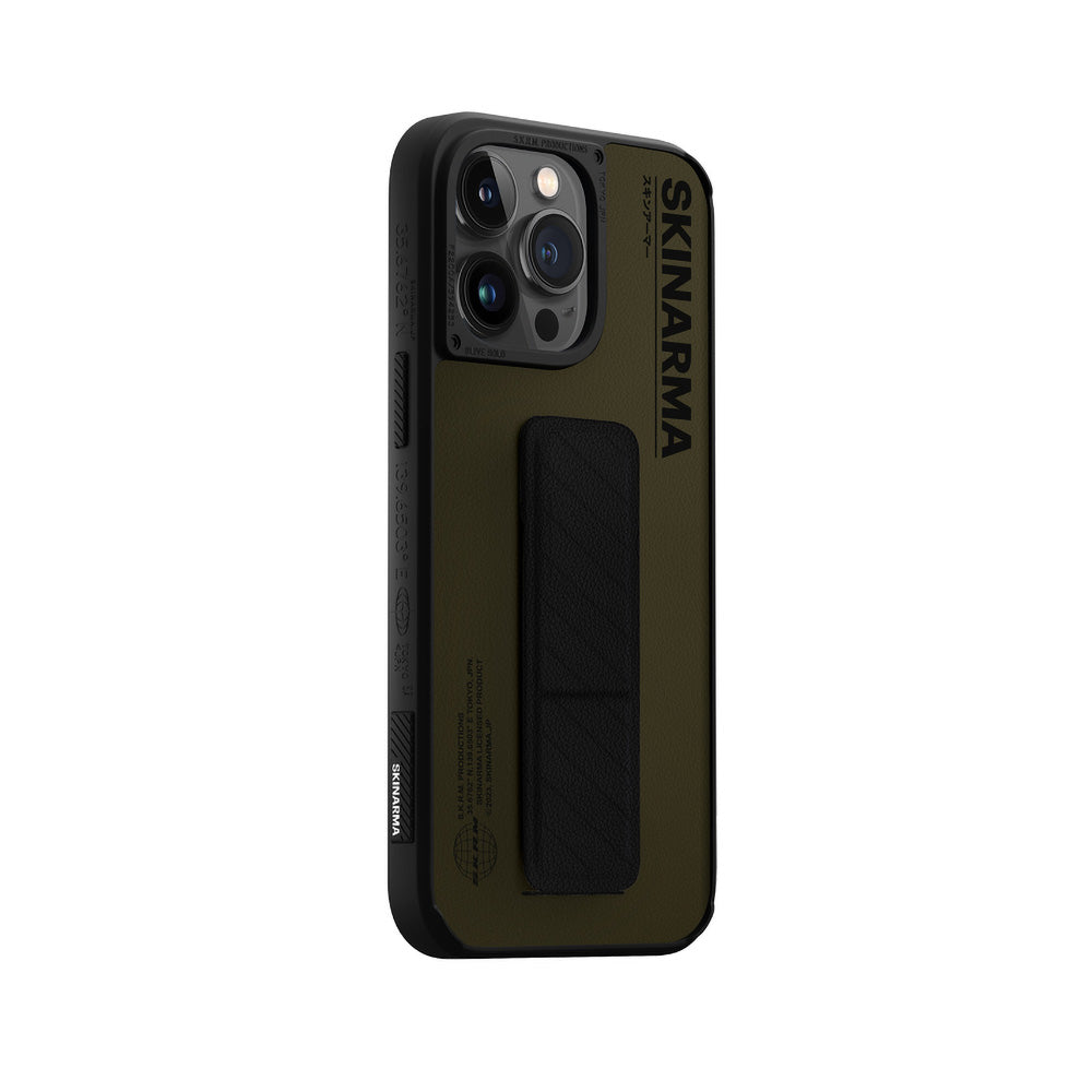iPhone 14 Pro Kılıf SkinArma Standlı Deri Görünümlü Gyo Kapak