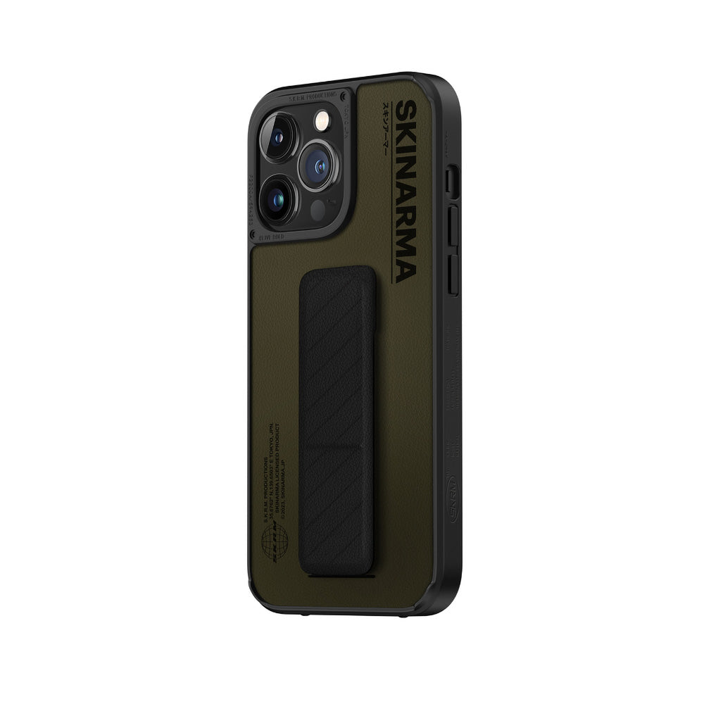 iPhone 14 Pro Kılıf SkinArma Standlı Deri Görünümlü Gyo Kapak