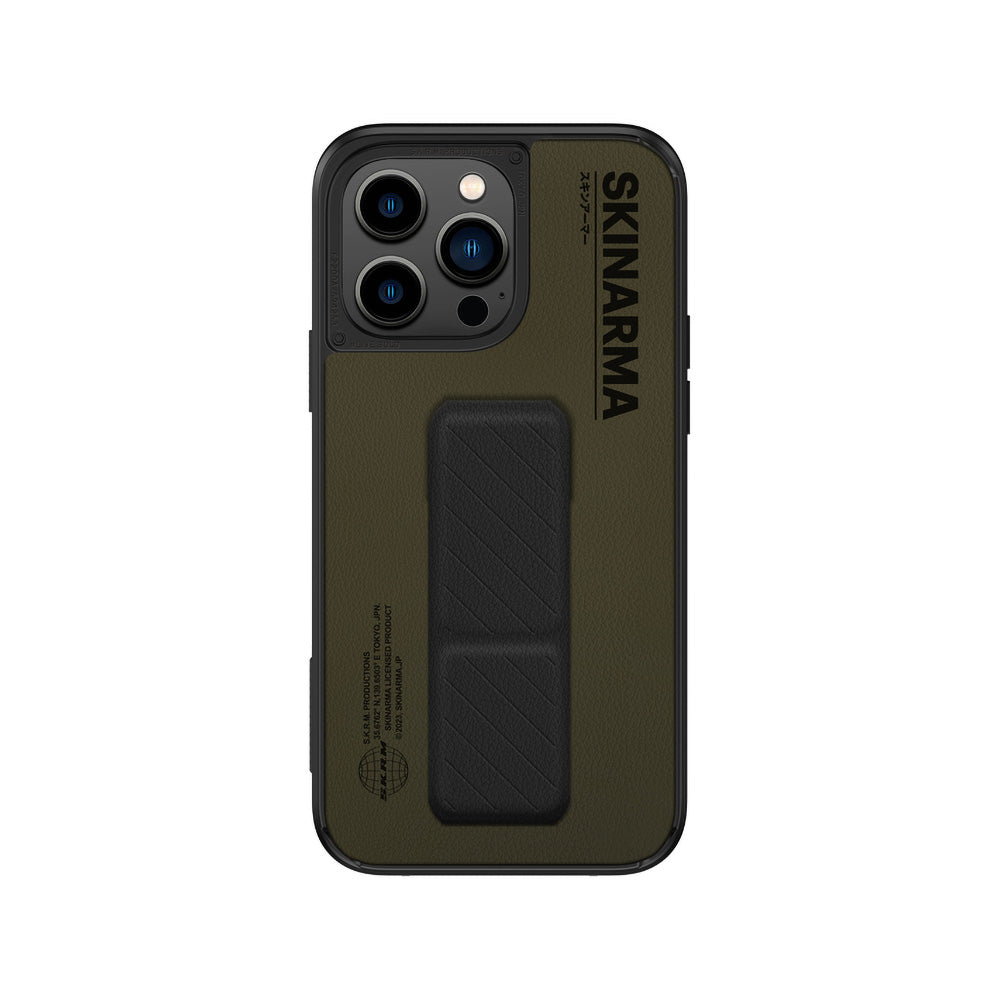 iPhone 14 Pro Kılıf SkinArma Standlı Deri Görünümlü Gyo Kapak