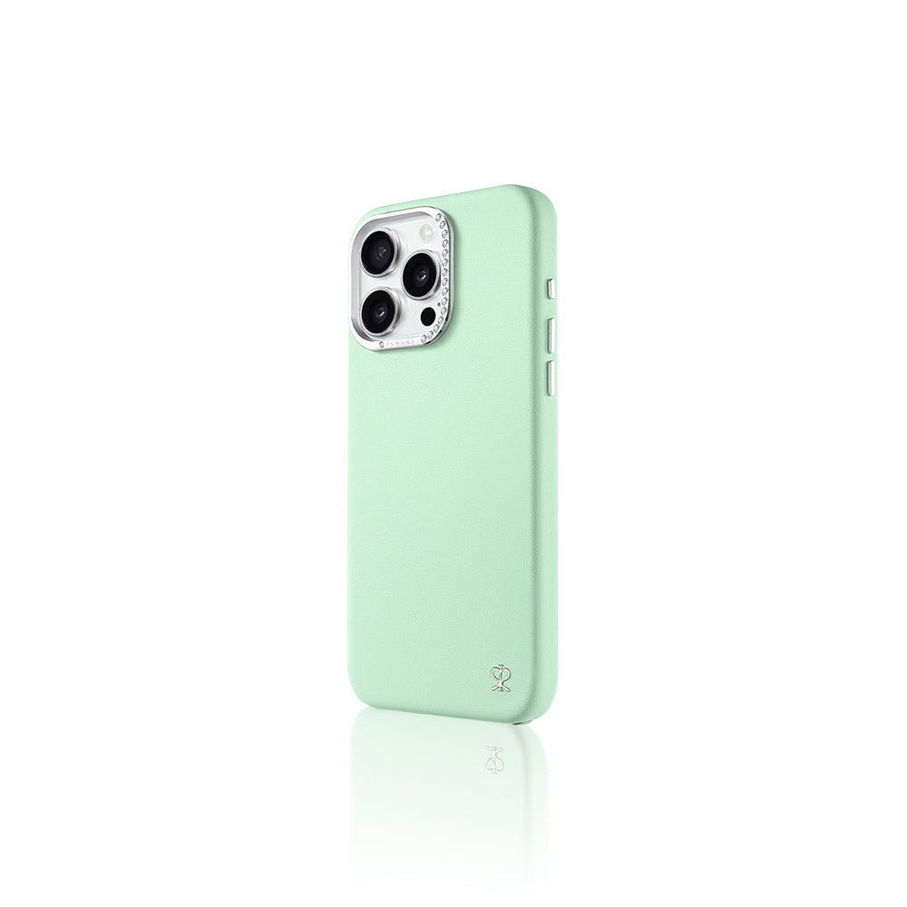 iPhone 14 Pro Kılıf Suni Deri Tasarımlı Pynana Starry Serisi Kapak