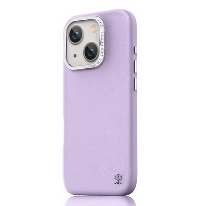 iPhone 14 Pro Kılıf Suni Deri Tasarımlı Pynana Starry Serisi Kapak