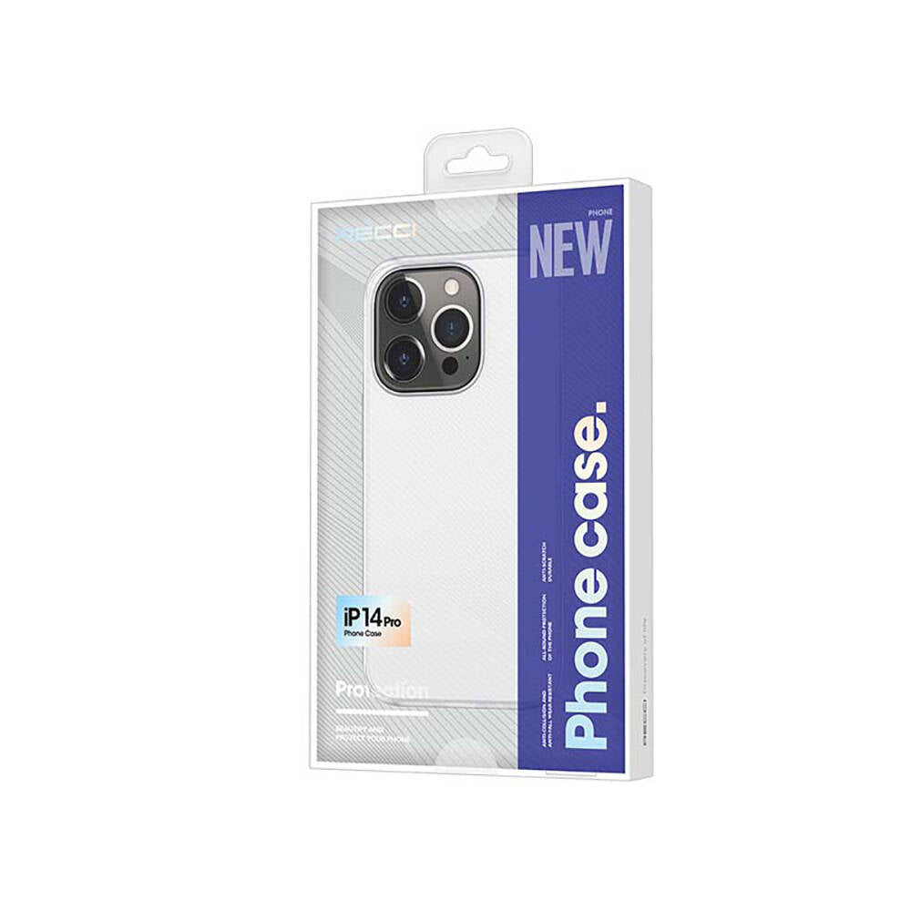 iPhone 14 Pro Kılıf Ultra İnce Mat PC Arka Yüzey Recci Elite Serisi Kapak