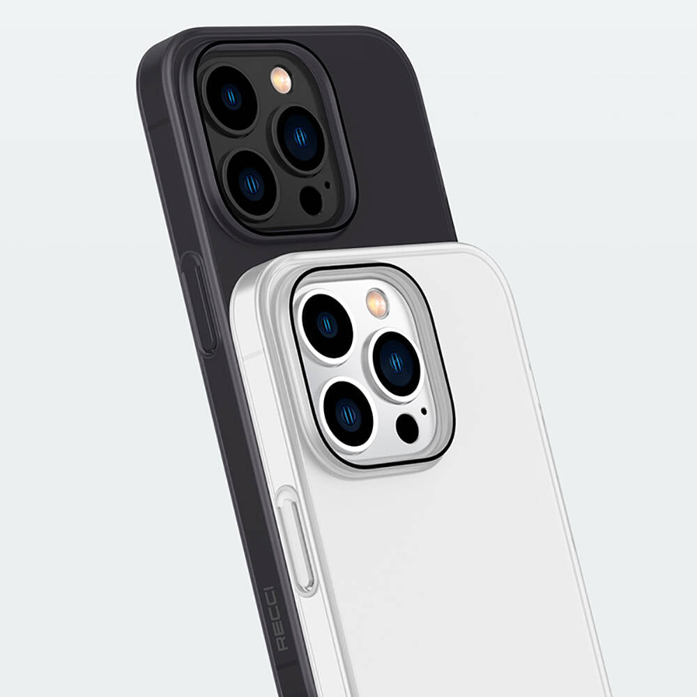 iPhone 14 Pro Kılıf Ultra İnce Mat PC Arka Yüzey Recci Elite Serisi Kapak