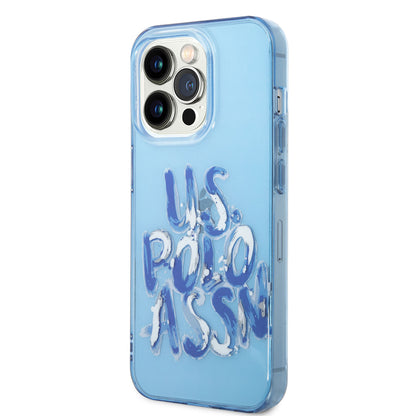 iPhone 14 Pro Kılıf U.S. POLO ASSN. Renkli Grafiti Baskılı Dizayn Kapak
