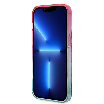 iPhone 14 Pro Kılıf U.S. POLO ASSN. Renkli Yaprak Baskılı Dizayn Kapak