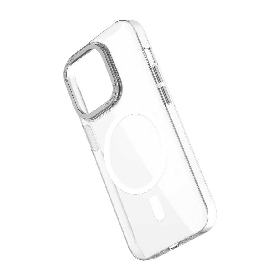 iPhone 14 Pro Kılıf Wiwu MCC-102 Magnetic Crystal Sert PC Kapak