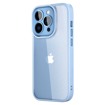 iPhone 14 Pro Kılıf Wiwu VCC-104 Lens Korumalı Renkli Kenar Arkası Şeffaf Vivid Clear Kapak
