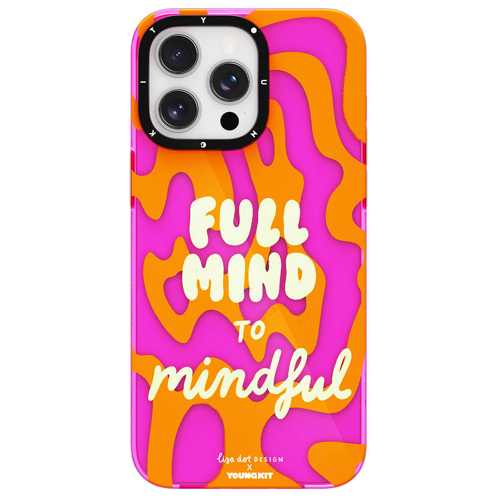 iPhone 14 Pro Kılıf Yazı Desenli Youngkit Mindfulness Serisi Kapak