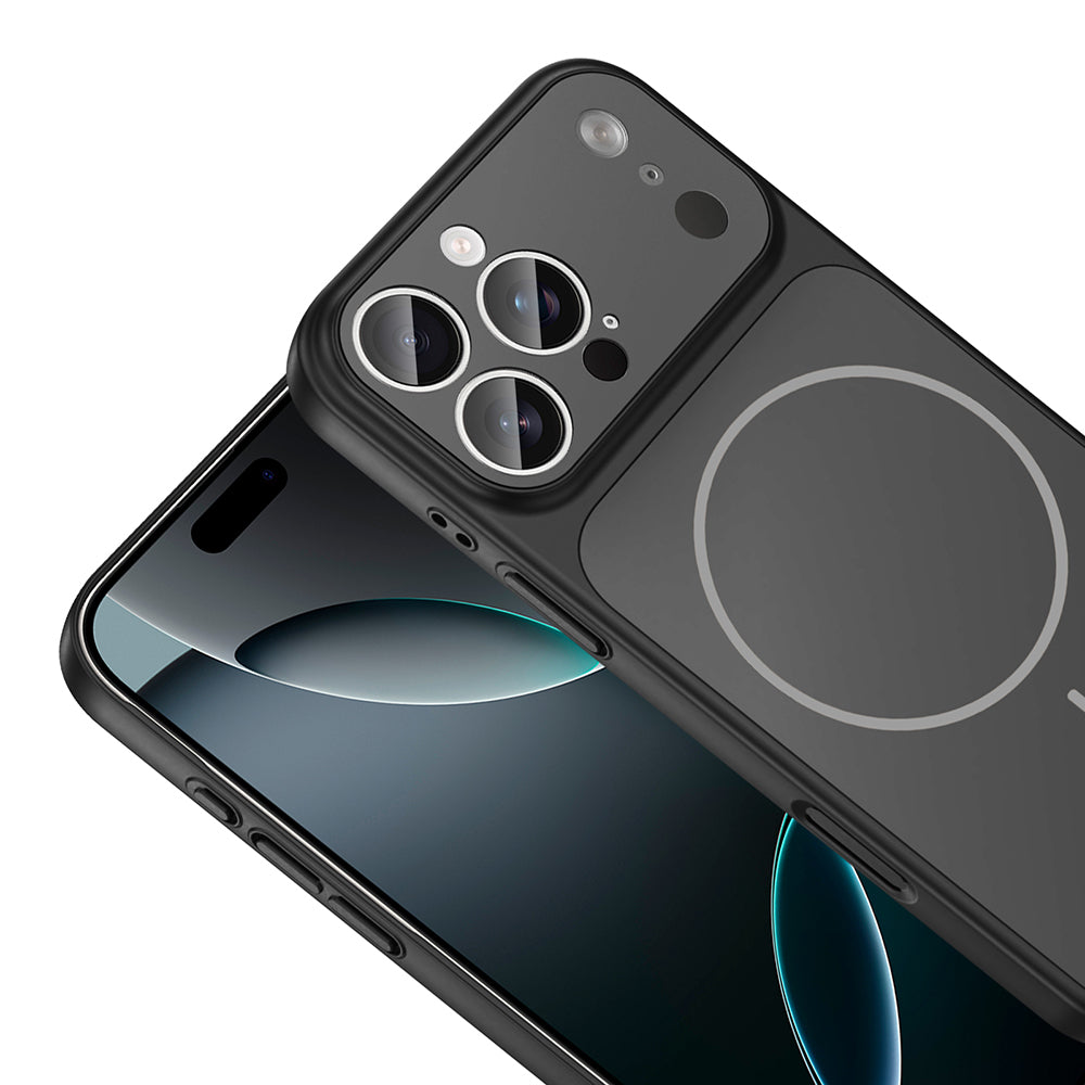 Apple iPhone 14 Pro Kılıf Zore M-Safe Şarj Özellikli Kamera Korumalı Formen Kapak