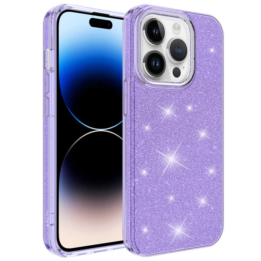 Apple iPhone 14 Pro Kılıf Zore Shining Silikon