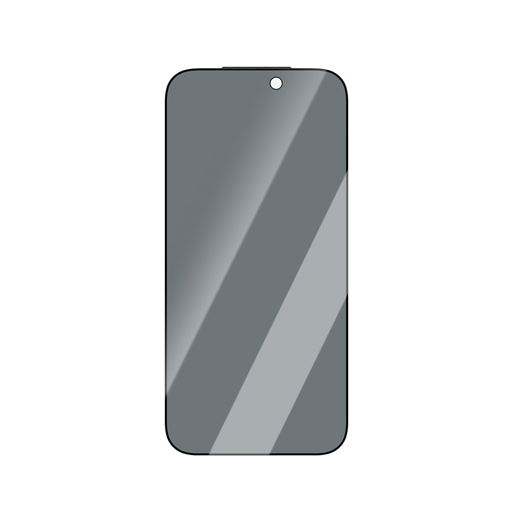 iPhone 14 Pro Max CaseWorld Applicator Serisi 2.5D Eyesafe Mavi Işık Teknolojili 0.33mm Privacy Temperli Cam Ekran Koruyucu + Uygulama Aparatı