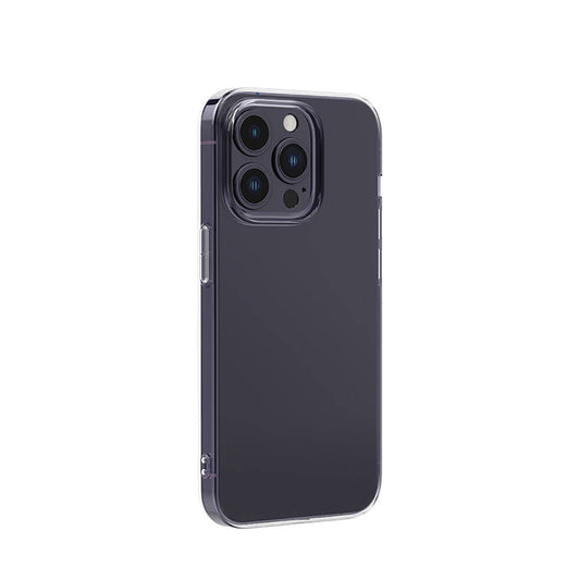 iPhone 14 Pro Max Kılıf Airbagli Şeffaf Darbe Emici Silikon Tasarımlı Recci Clarity Serisi Kapak