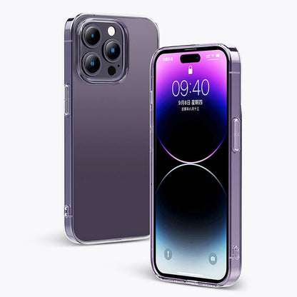 iPhone 14 Pro Max Kılıf Airbagli Şeffaf Darbe Emici Silikon Tasarımlı Recci Clarity Serisi Kapak