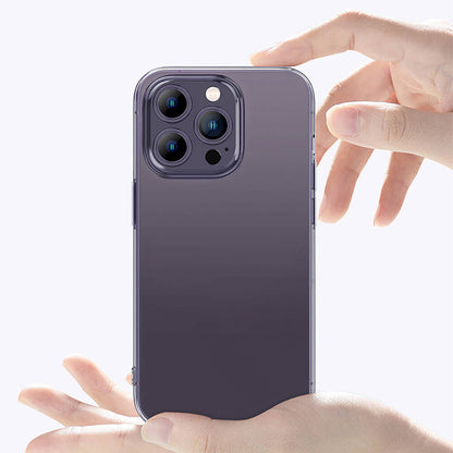 iPhone 14 Pro Max Kılıf Airbagli Şeffaf Darbe Emici Silikon Tasarımlı Recci Clarity Serisi Kapak