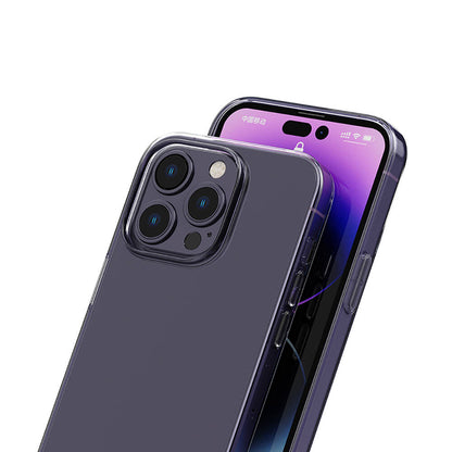 iPhone 14 Pro Max Kılıf Airbagli Şeffaf Darbe Emici Silikon Tasarımlı Recci Clarity Serisi Kapak