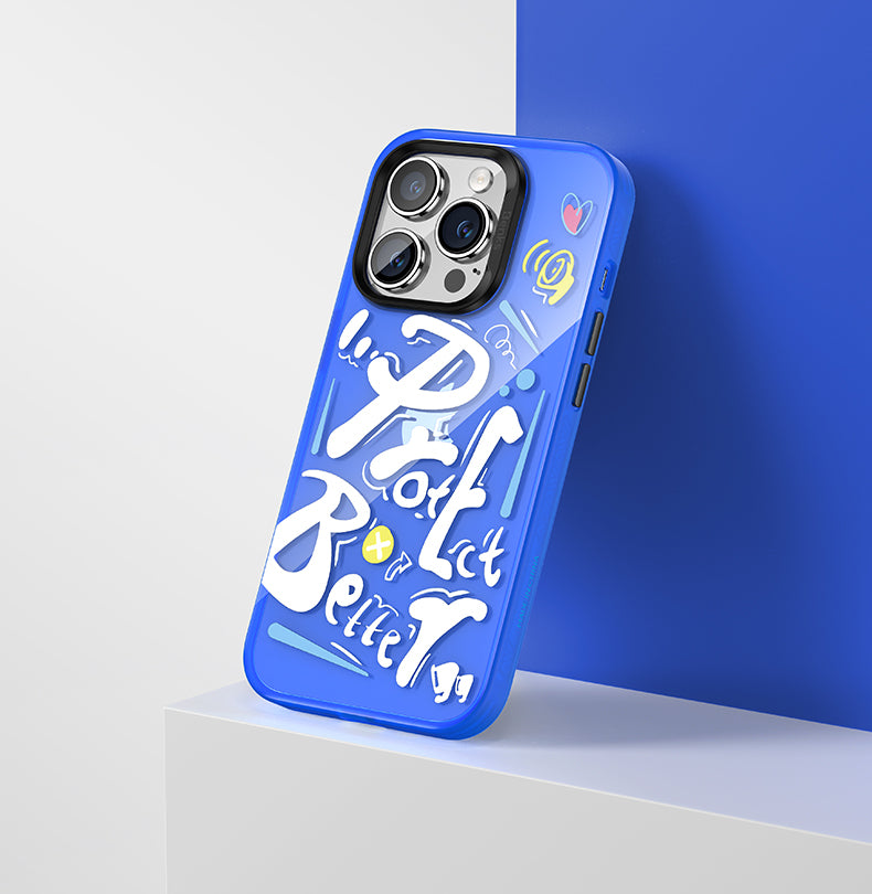 iPhone 14 Pro Max Kılıf Airbagli TPU Yazı Temalı Benks Dynamic New Kapak