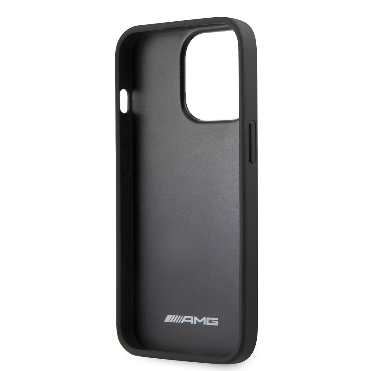 iPhone 14 Pro Max Kılıf AMG Leather Deri Çizgili Kabartmalı Dizayn Kapak