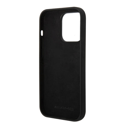 iPhone 14 Pro Max Kılıf AMG Liquid Silikon Damalı Bayrak Dizayn Kapak