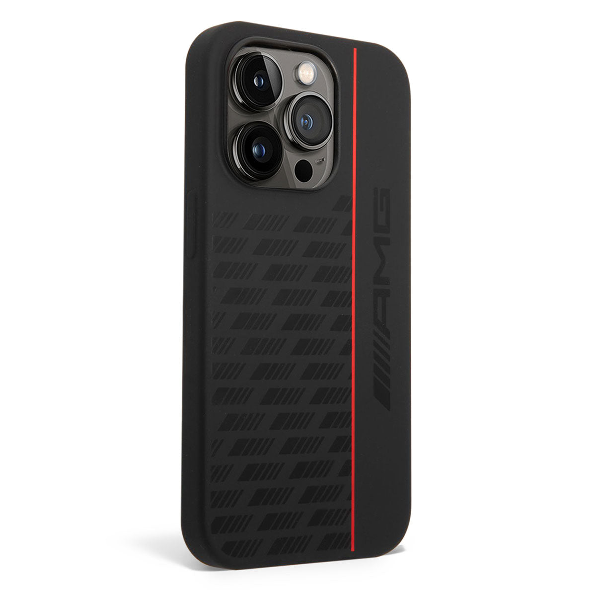 iPhone 14 Pro Max Kılıf AMG M-safe Şarj Özellikli Liquid Silikon Karbon Dizayn Kapak