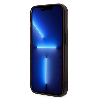 iPhone 14 Pro Max Kılıf AMG Transparan Çift Katmanlı Damalı Bayrak Dizayn Kapak