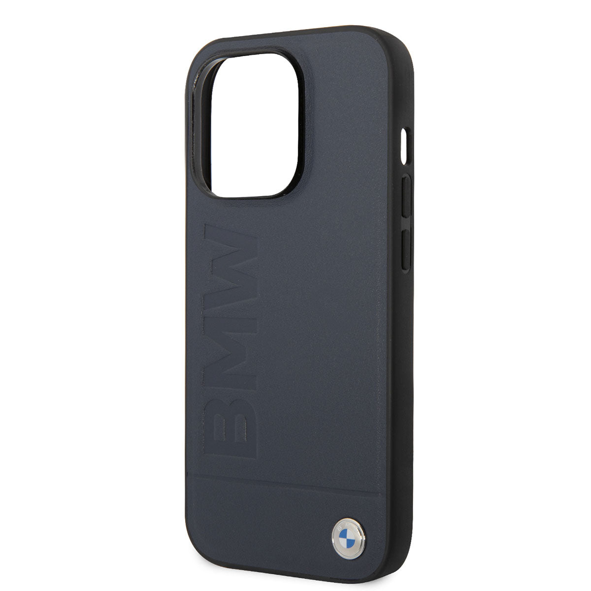 iPhone 14 Pro Max Kılıf BMW M-safe Şarj Özellikli Deri Sıcak Mühür Baskılı Logo Dizayn Kapak