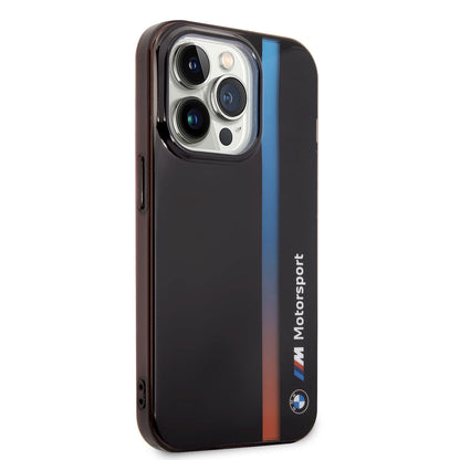 iPhone 14 Pro Max Kılıf BMW Orjinal Lisanslı Renk Geçişli Çizgili Dizayn Kapak