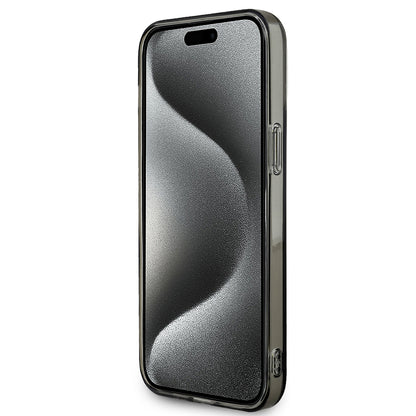 iPhone 14 Pro Max Kılıf BMW Orjinal Lisanslı Yarı Transparan M Dizayn Çizgili Kapak