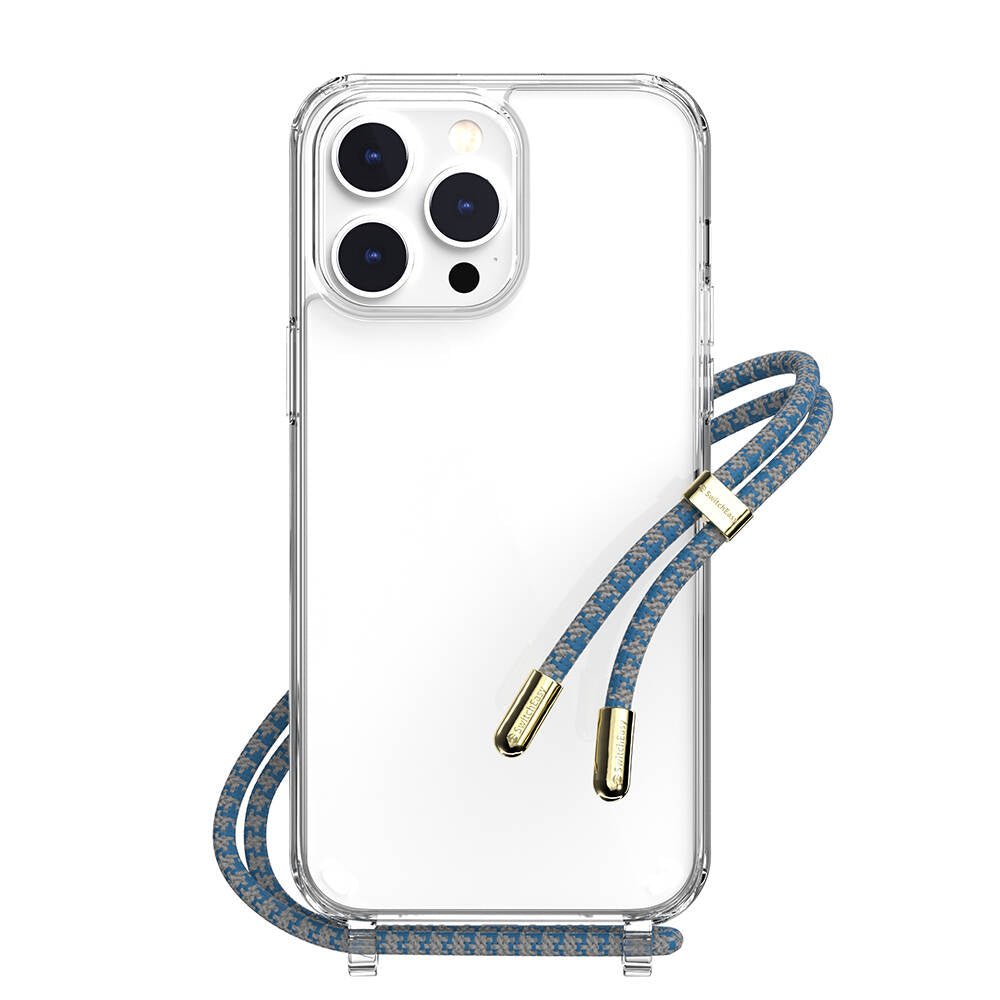 iPhone 14 Pro Max Kılıf Boyun Askılı Şok Önleyicili Şeffaf Lisanslı Switcheasy Play Kapak