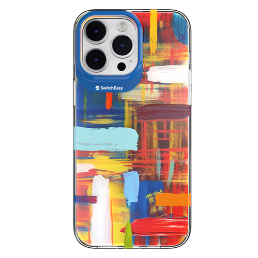 iPhone 14 Pro Max Kılıf Çift IMD Baskılı Lisanslı Switcheasy Artist Impasto Kapak