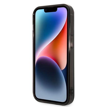 iPhone 14 Pro Max Kılıf Ferrari M-safe Şarj Özellikli Yarı Transparan Dizayn Kapak