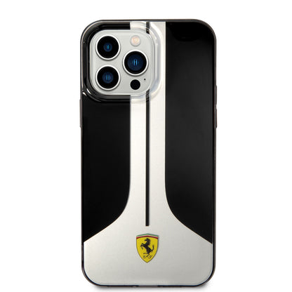 iPhone 14 Pro Max Kılıf Ferrari Orjinal Lisanslı 296 Çizgili Dizayn Kapak