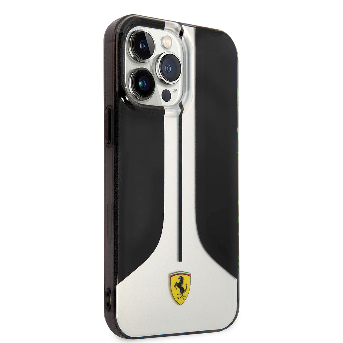 iPhone 14 Pro Max Kılıf Ferrari Orjinal Lisanslı 296 Çizgili Dizayn Kapak