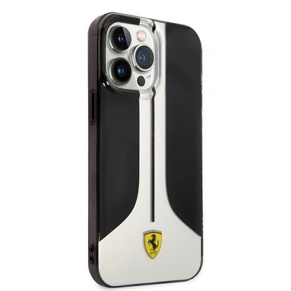 iPhone 14 Pro Max Kılıf Ferrari Orjinal Lisanslı 296 Çizgili Dizayn Kapak