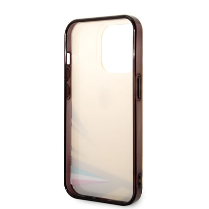 iPhone 14 Pro Max Kılıf Ferrari Sarı İtalyan Bayrak Baskılı Dizayn Kapak