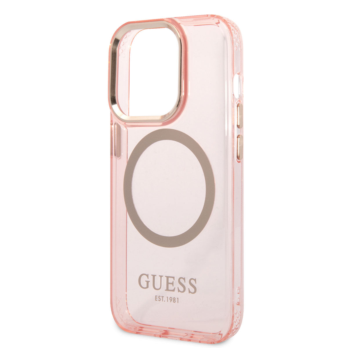 iPhone 14 Pro Max Kılıf GUESS M-safe Şarj Özellikli Airbagli Dizayn Kapak