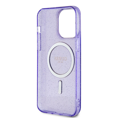 iPhone 14 Pro Max Kılıf GUESS M-safe Şarj Özellikli Glitter Kapak