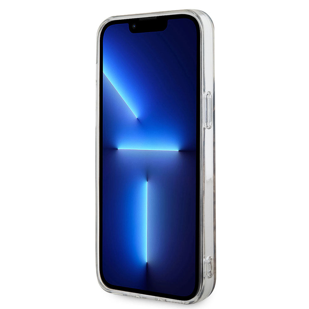 iPhone 14 Pro Max Kılıf GUESS M-safe Şarj Özellikli Leopar Desenli Kapak