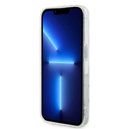 iPhone 14 Pro Max Kılıf GUESS M-safe Şarj Özellikli Mermer Desenli Kapak