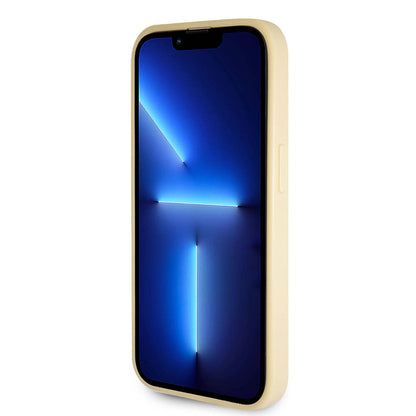 iPhone 14 Pro Max Kılıf Guess Orjinal Lisanslı 4G Büyük Metal Logolu Glitter Kapak