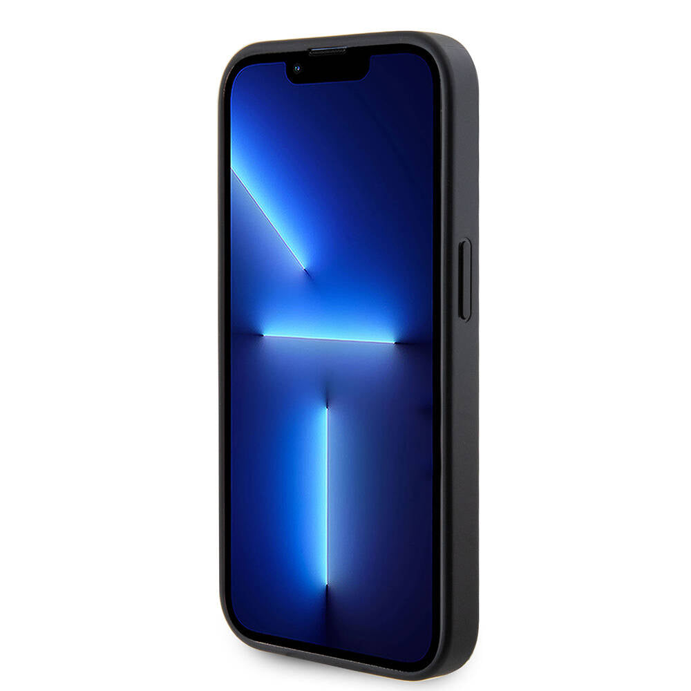 iPhone 14 Pro Max Kılıf Guess Orjinal Lisanslı Deri 4G Metal Logo Strass Kapak