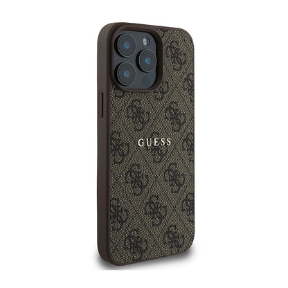 iPhone 14 Pro Max Kılıf Guess Orjinal Lisanslı M-safe Şarj Özellikli 4G Desen Yazı Logolu Kapak