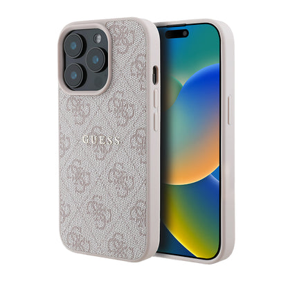 iPhone 14 Pro Max Kılıf Guess Orjinal Lisanslı M-safe Şarj Özellikli 4G Desen Yazı Logolu Kapak