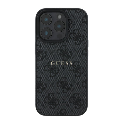 iPhone 14 Pro Max Kılıf Guess Orjinal Lisanslı M-safe Şarj Özellikli 4G Desen Yazı Logolu Kapak