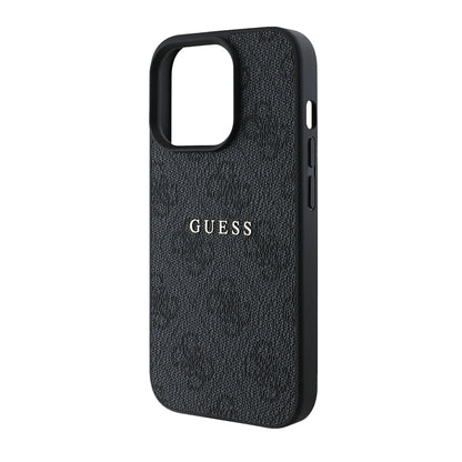 iPhone 14 Pro Max Kılıf Guess Orjinal Lisanslı M-safe Şarj Özellikli 4G Desen Yazı Logolu Kapak