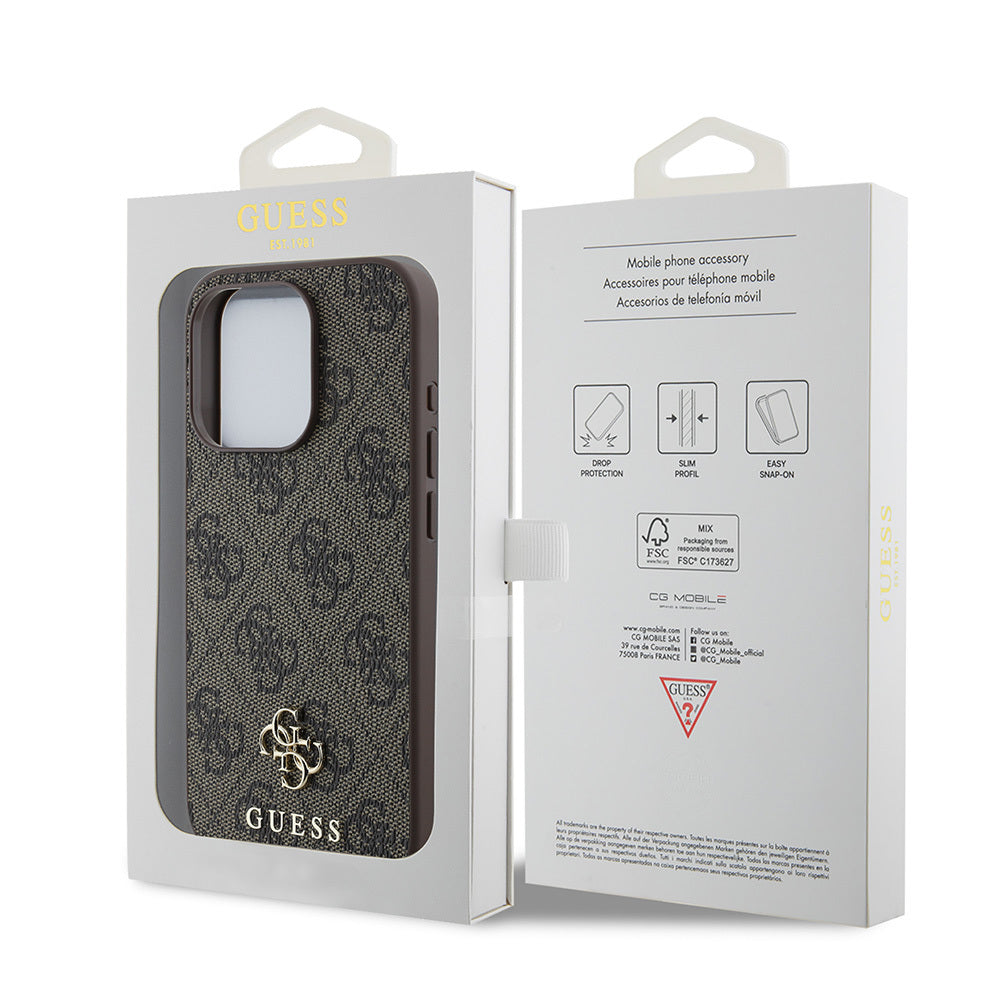iPhone 14 Pro Max Kılıf Guess Orjinal Lisanslı M-safe Şarj Özellikli Small 4G Classic Kapak