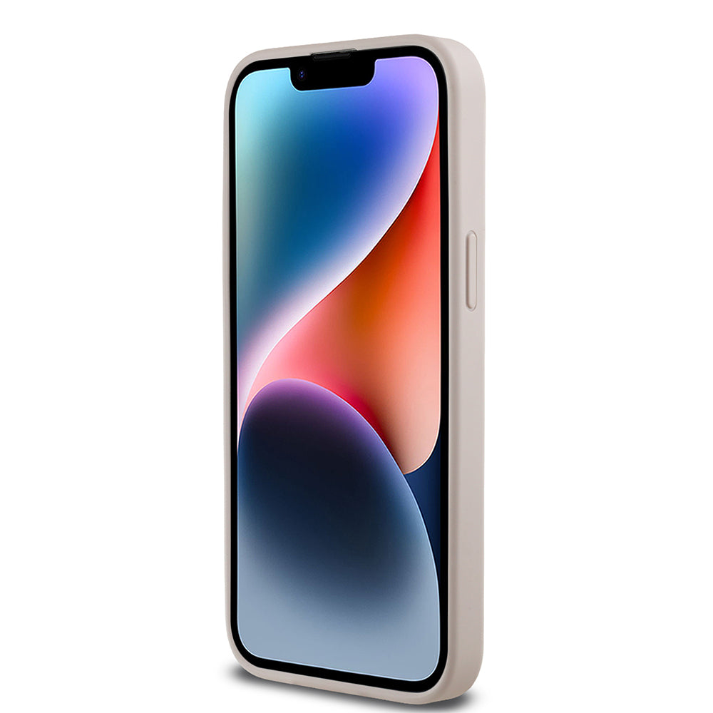 iPhone 14 Pro Max Kılıf Guess Orjinal Lisanslı M-safe Şarj Özellikli Yazı Logolu Circle Classic Kapak