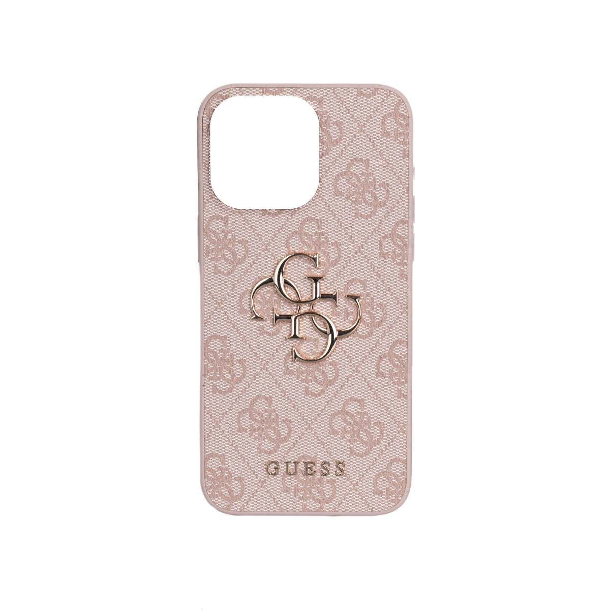 iPhone 14 Pro Max Kılıf Guess Orjinal Lisanslı PU Deri 4G Büyük Metal Logolu Çapraz Vücut Askılı Kapak