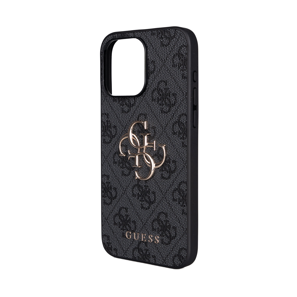 iPhone 14 Pro Max Kılıf Guess Orjinal Lisanslı PU Deri 4G Büyük Metal Logolu Çapraz Vücut Askılı Kapak