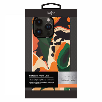 iPhone 14 Pro Max Kılıf HD Desenli Kajsa Shield Plus Flower Graphic Serisi Kapak